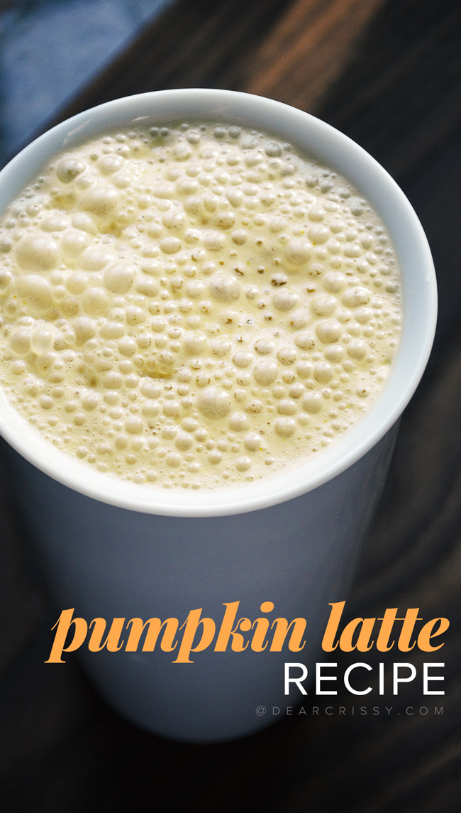 Pumpkin Latte Recipe