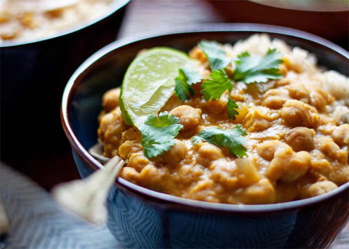 Slow Cooker Pumpkin, Chickpea & Red Lentil Curry