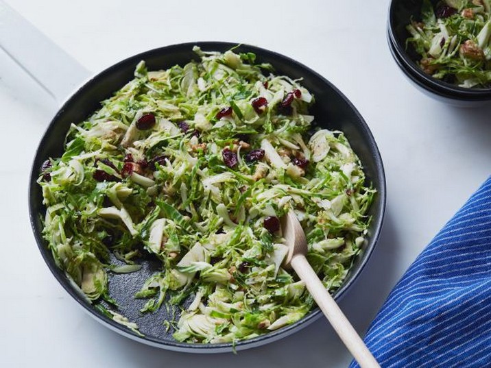 Crunchy Sweet Brussels Sprout Salad Recipe