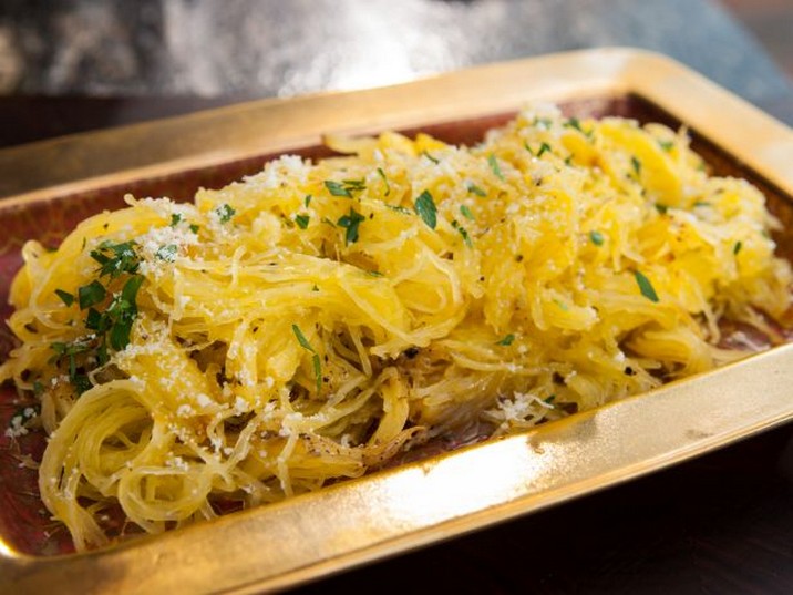 Roasted Spaghetti Squash with Parmigiano-Reggiano and Truffle Oil Recipe