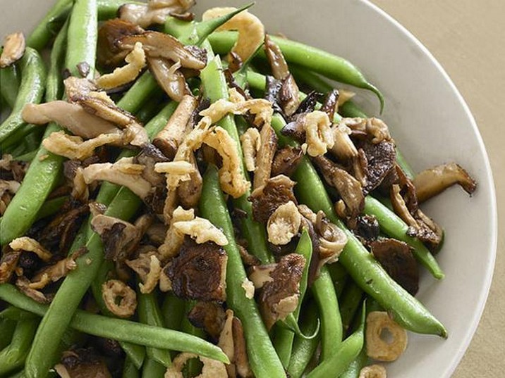 Sauteed Green Beans and Mushrooms Recipe