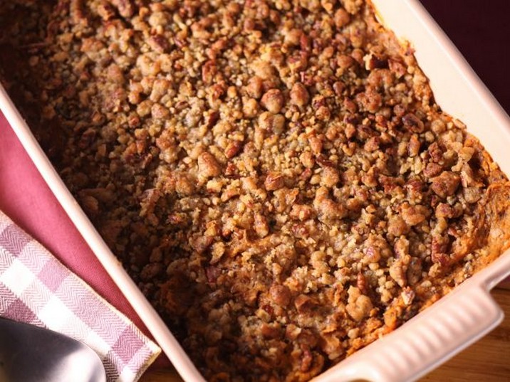 Sunny's Sage and Pecan Sweet Potato Casserole Recipe