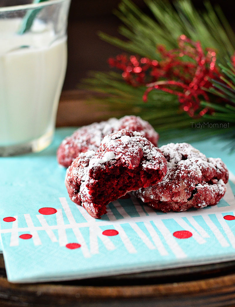 63 Festive Christmas Cookie Recipes: Red Velvet Gooey Butter Cookies ...