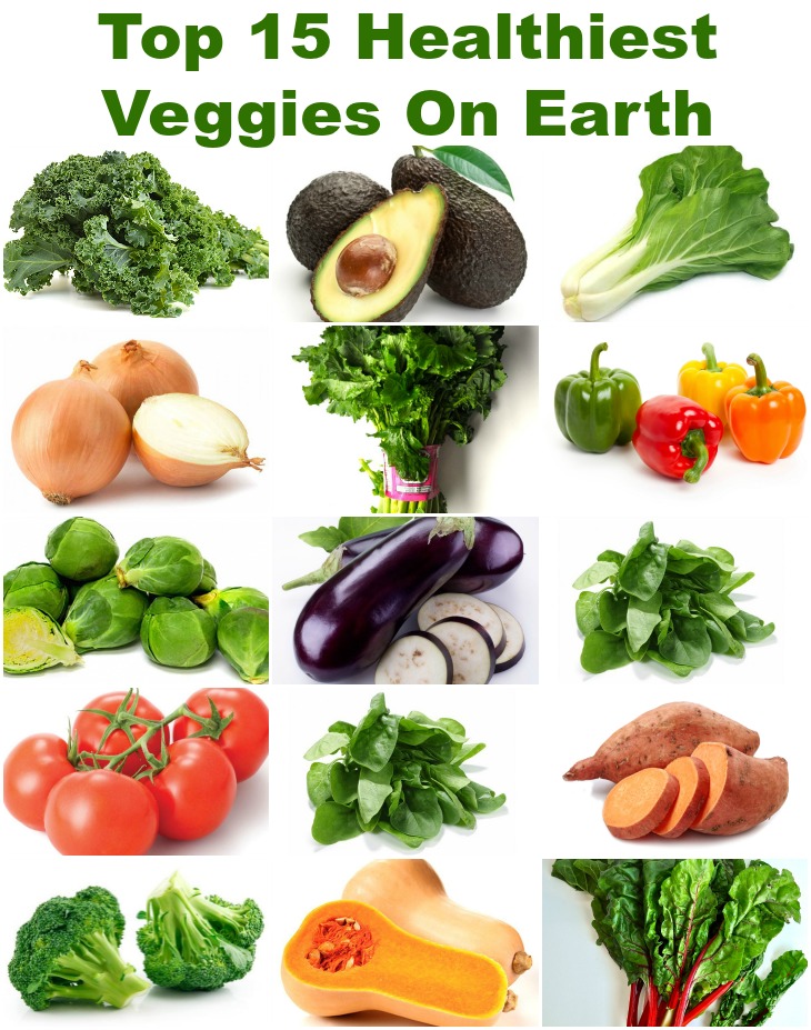 Top 15 healthiest vegetables on earth