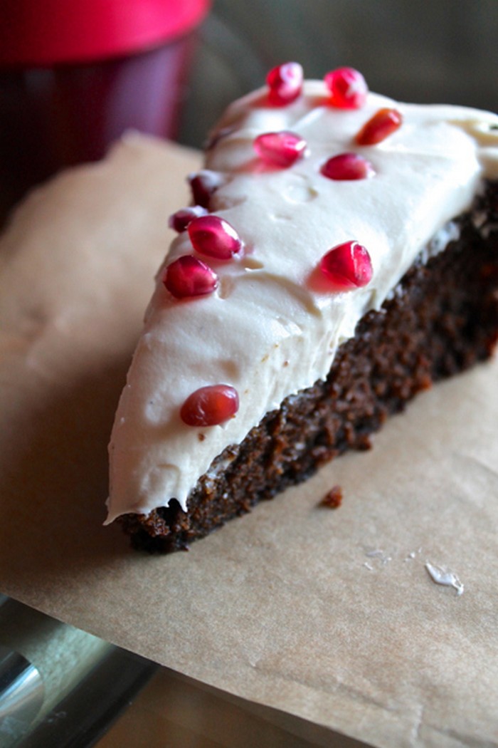 Orange Gingerbread Cake With Cream Cheese Frosting