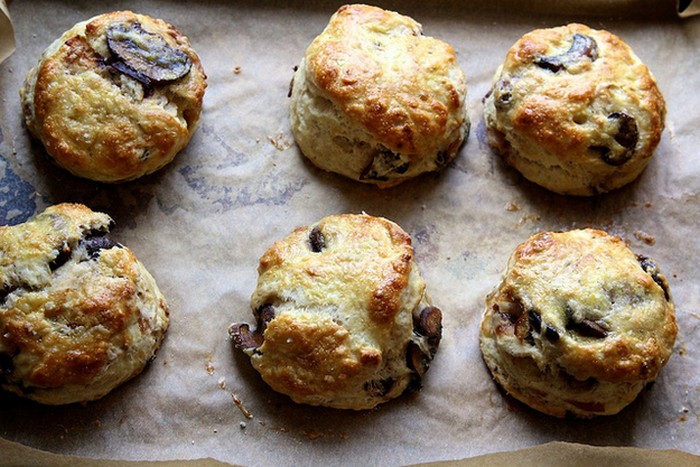 Caramelized Mushroom & Onion Biscuits