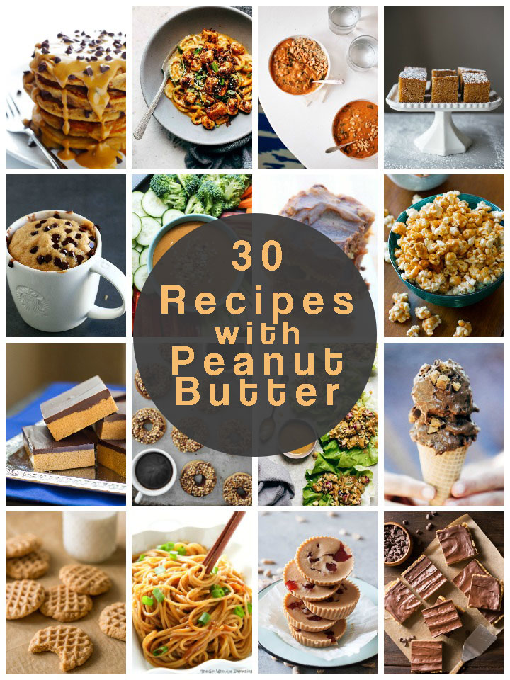 30 recipes with peanut butter for Peanut Butter Day (January 24) - The Food Explorer