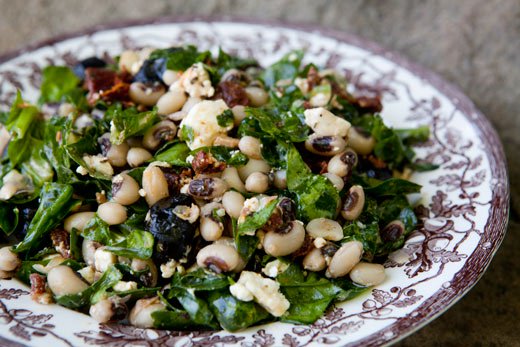 http://www.simplyrecipes.com/recipes/greek_black_eyed_peas_salad/