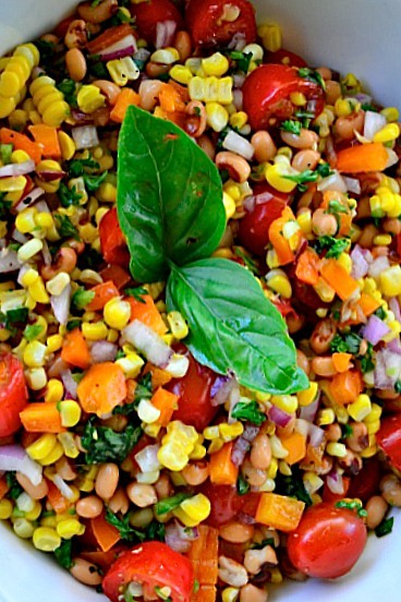 http://reluctantentertainer.com/2012/07/bushs-blackeye-peas-fresh-corn-salad-recipe/