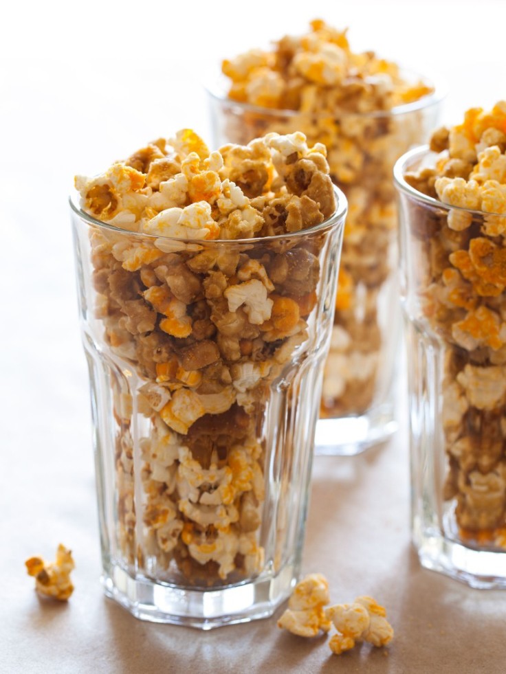 Cheddar and Caramel Popcorn Mix recipe