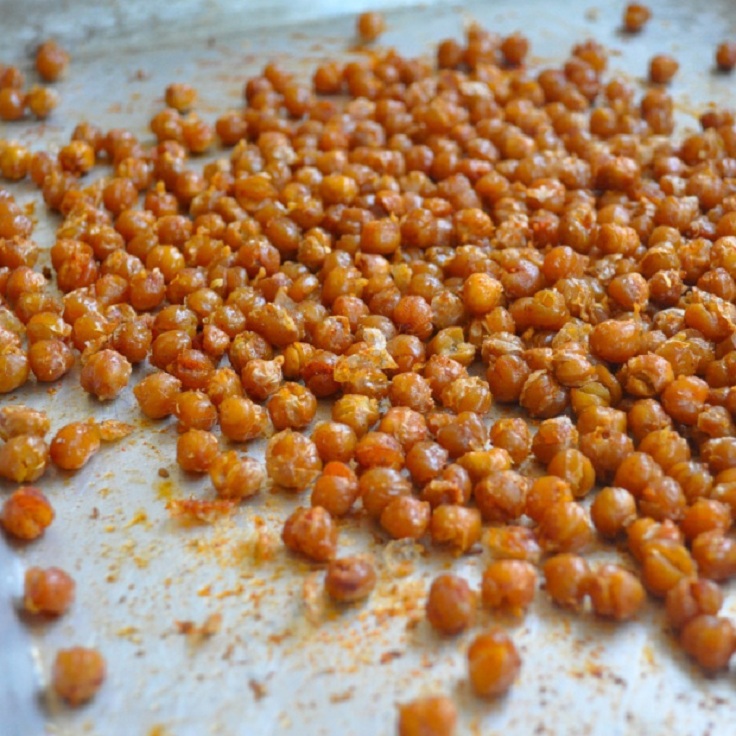 Healthy Snack - Crunchy Roasted Chickpeas recipe