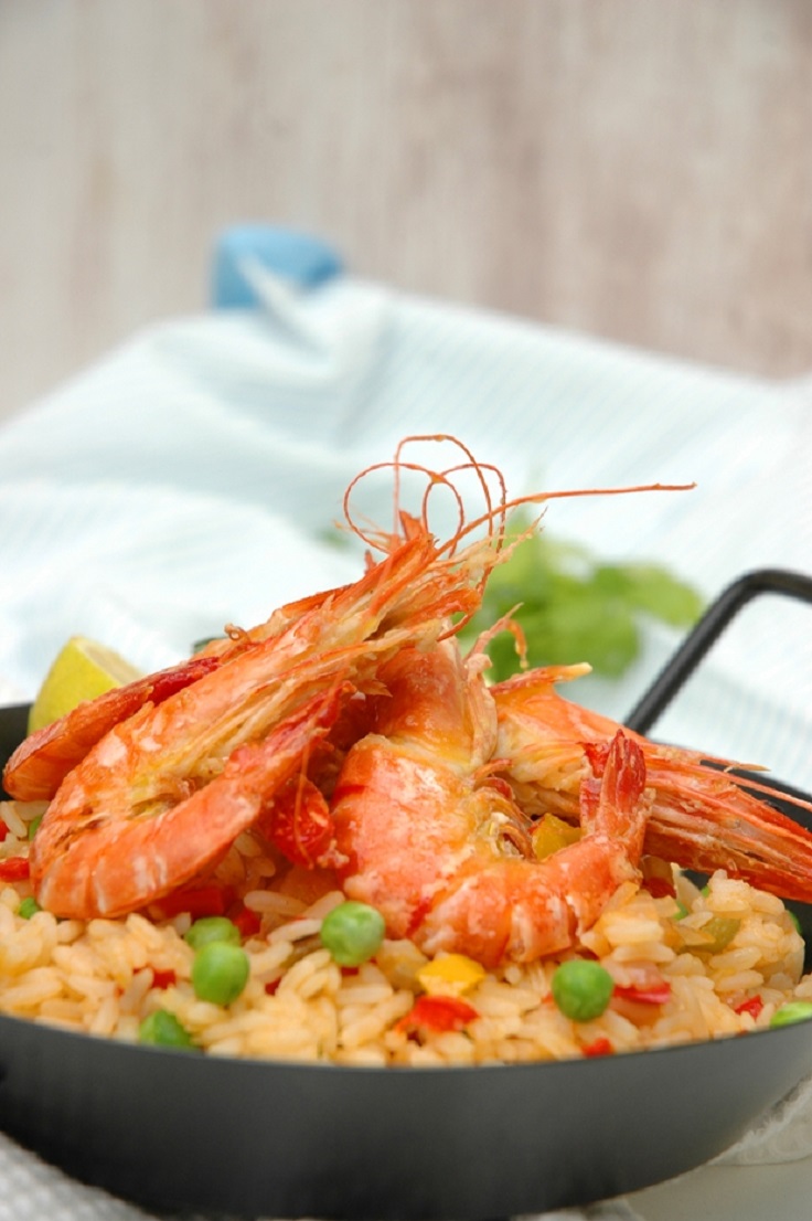 Oven Baked Prawn Risotto recipe