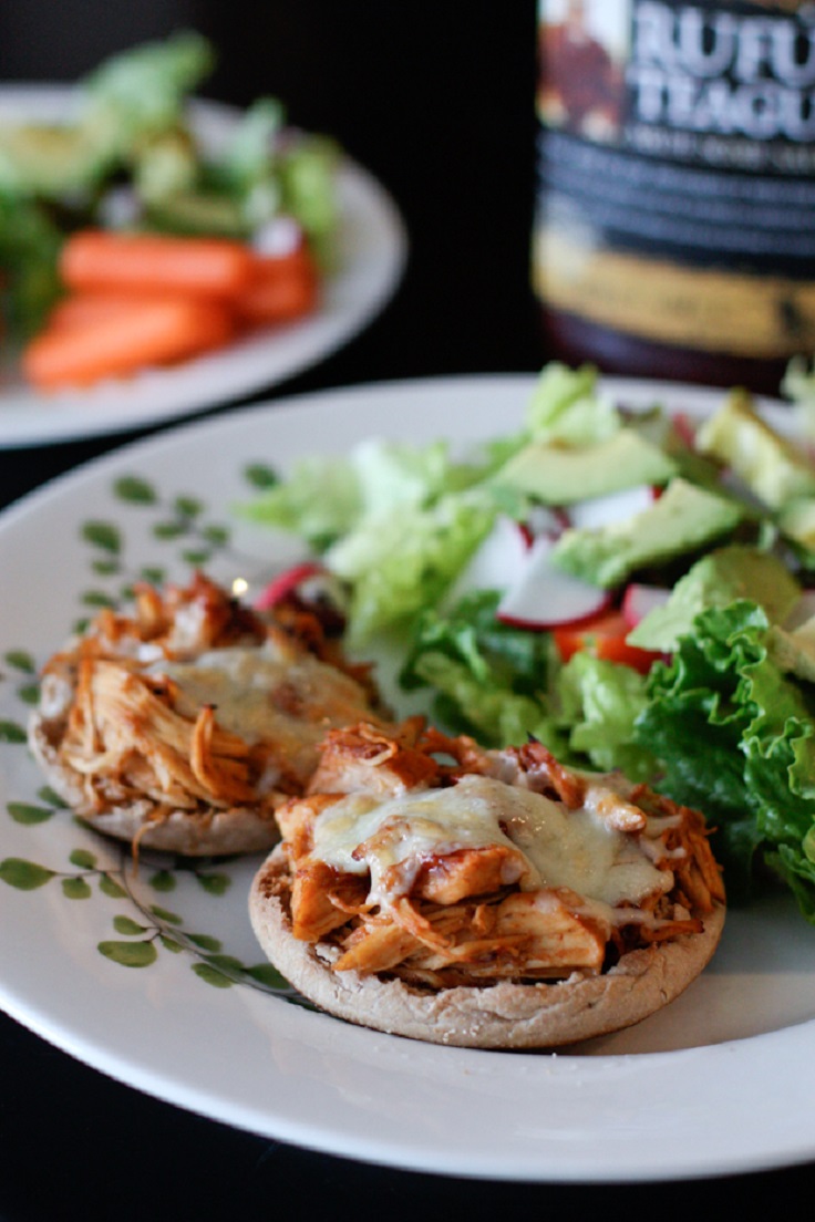 Slow Cooker Barbecue Chicken Melts Recipe