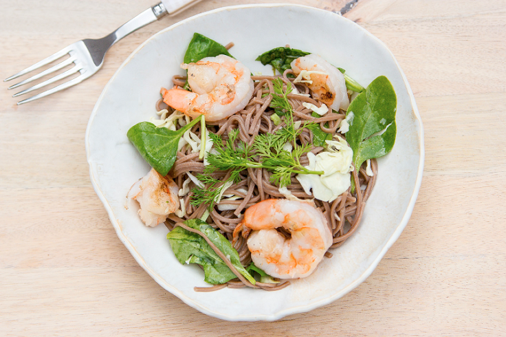 Soba Noodle and Shrimp Salad recipe