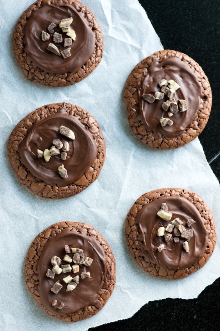 Soft Chocolate Andes Mint Cookie Melts Recipe