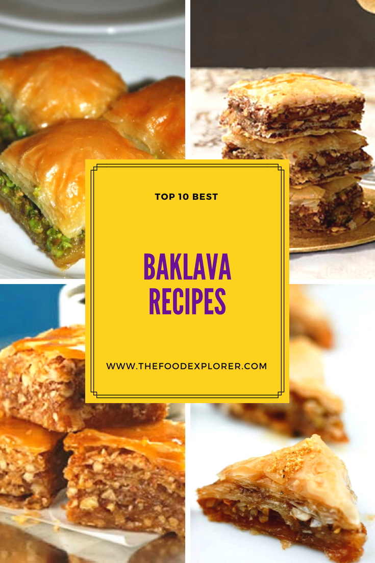 Top 10 Best Baklava Recipes