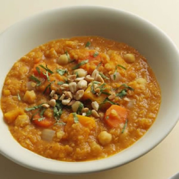 Mediterranean Squash Chickpea Soup Recipe