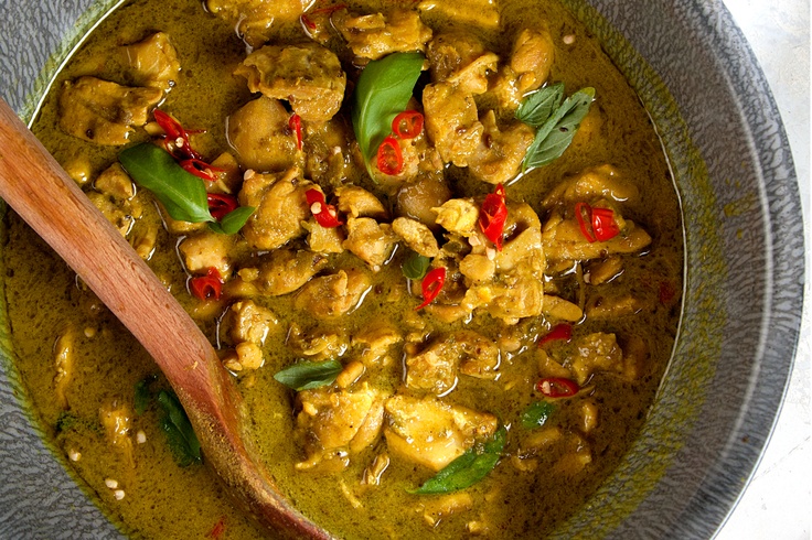 Chicken in a Green Curry Sauce recipe