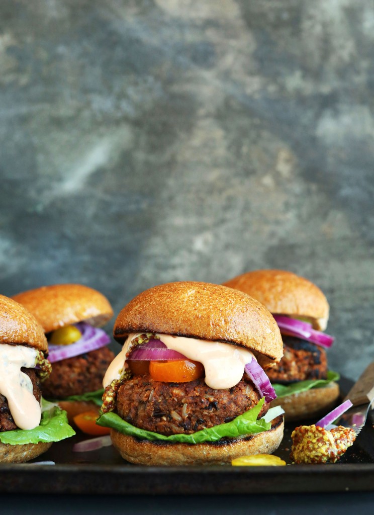 http://minimalistbaker.com/easy-grillable-veggie-burgers/
