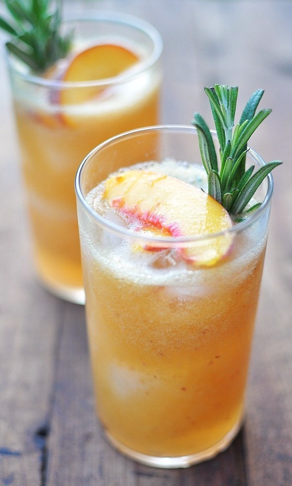 Peach Nectar And Rosemary Simple Syrup recipe