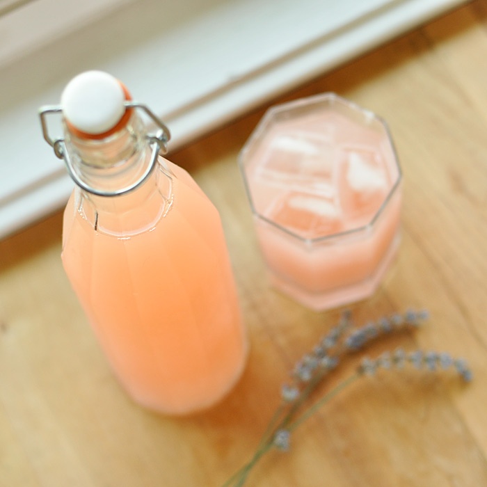 White Peach-Lavender Soda recipe