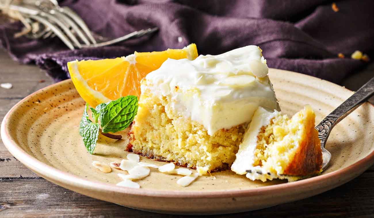 Orange Cake With Cream Cheese Frosting recipe