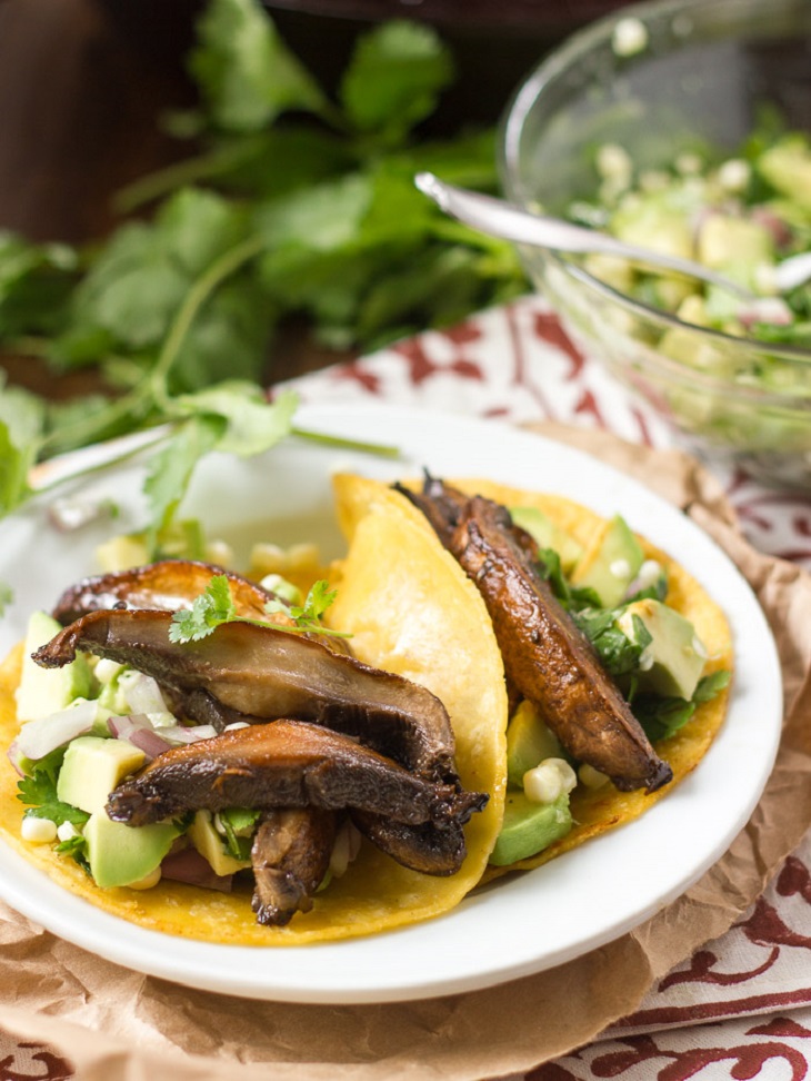 Vegan Beer Marinated Portobello Tacos recipe