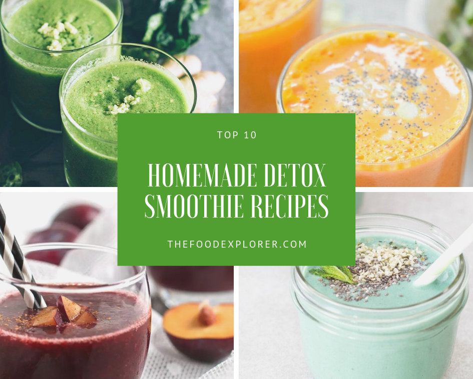 top 10 detox smoothies recipe