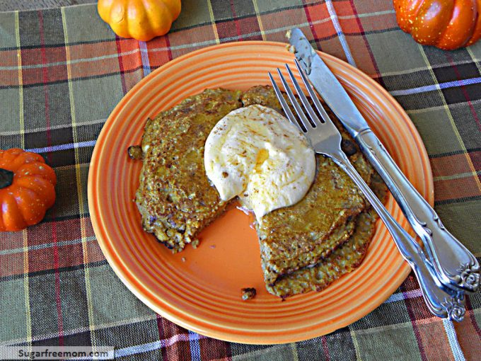 Pumpkin protein pancakes recipe