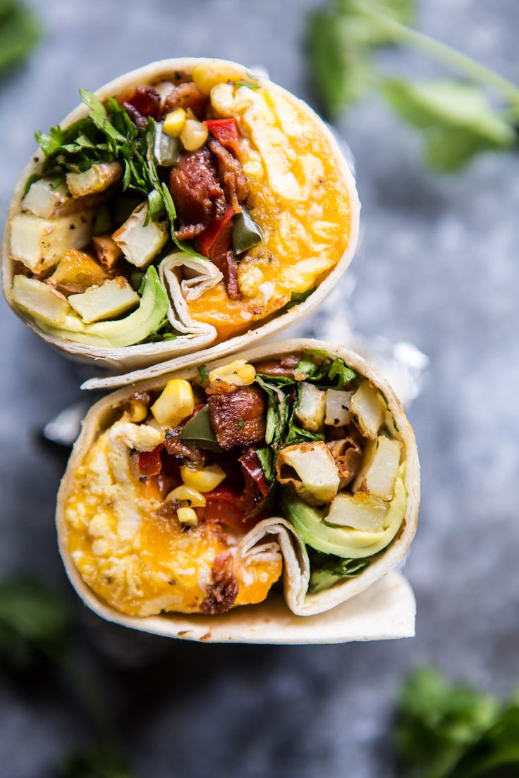Avocado Breakfast Burrito recipe
