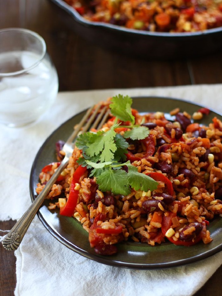 Mexican Kidney Bean Fried Rice recipe