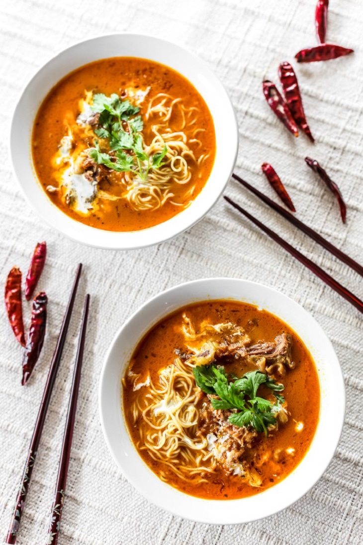 Chiang Mai Curry Noodles recipe