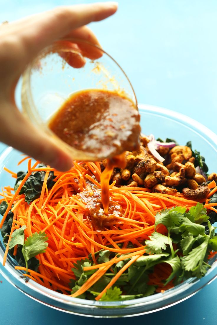 Thai Carrot Salad with Curried Cashews recipe