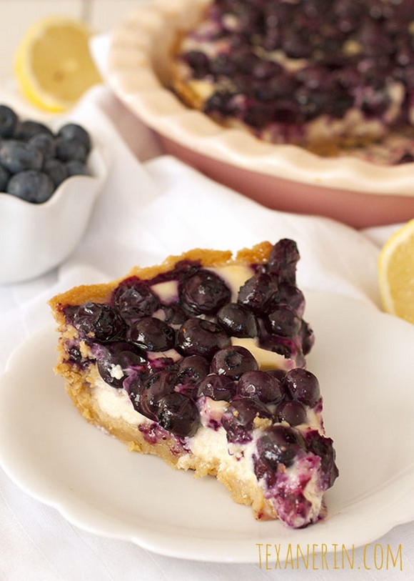 15 Amazing Blueberry Pie Recipes for National Blueberry Pie Day (April 28) - Blueberry Cream Cheese Pie