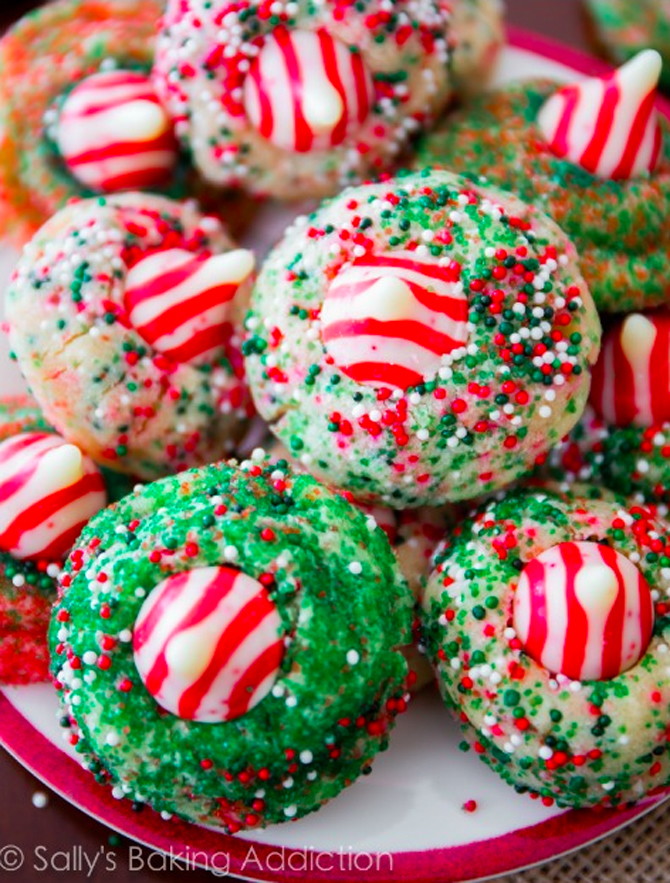 17 Delicious Christmas Cookie Recipes You Must Try These Holidays - Candy Cane Kiss Cookies