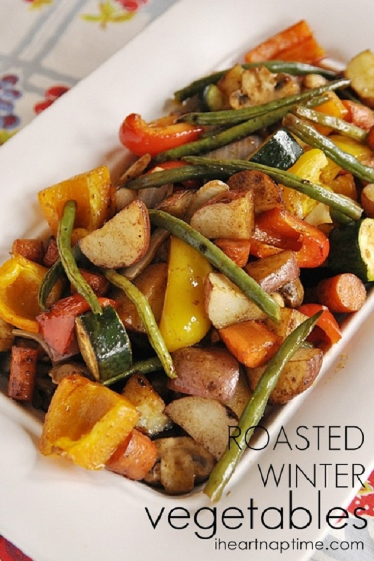 Top 10 Winter Side Dish Recipe Ideas - Roasted Winter Vegetables