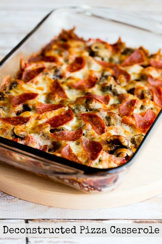 30 Best Keto Casserole Recipes for Weight Loss - Low-Carb Deconstructed Pizza Casserole Recipe