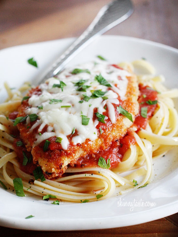 Top 10 Low Carb Chicken Recipes - Baked Chicken Parmesan