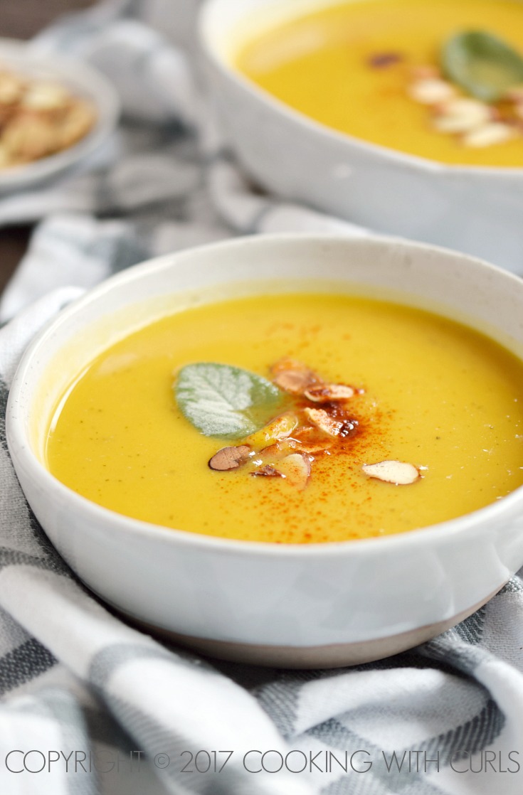16 Instant Pot No-Bake Christmas Dinner Recipes - Instant Pot Butternut Squash and Apple Soup