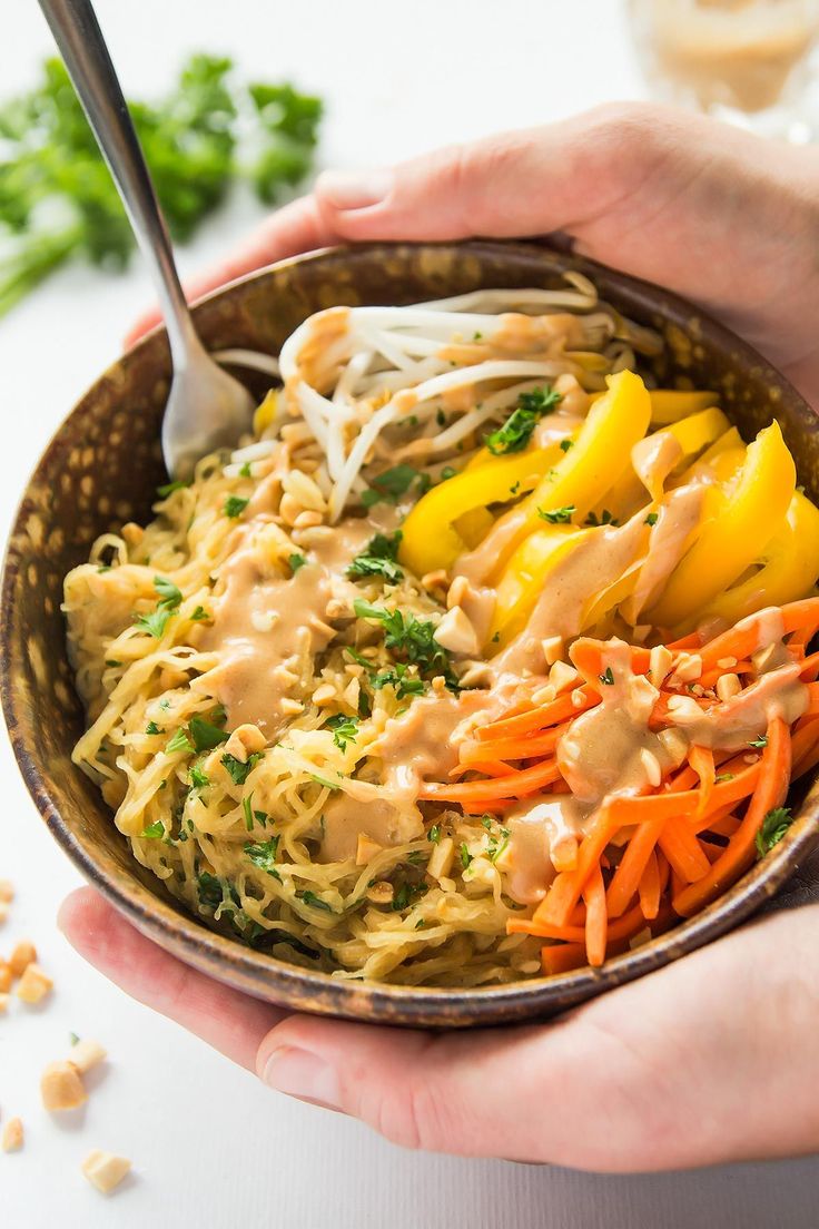 Top 10 Vegan Recipes for Thai Food Lovers - Peanut Sauce Spaghetti Squash